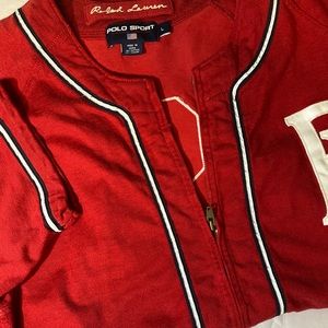 Vintage Ralph Lauren Polo sport baseball jersey- L